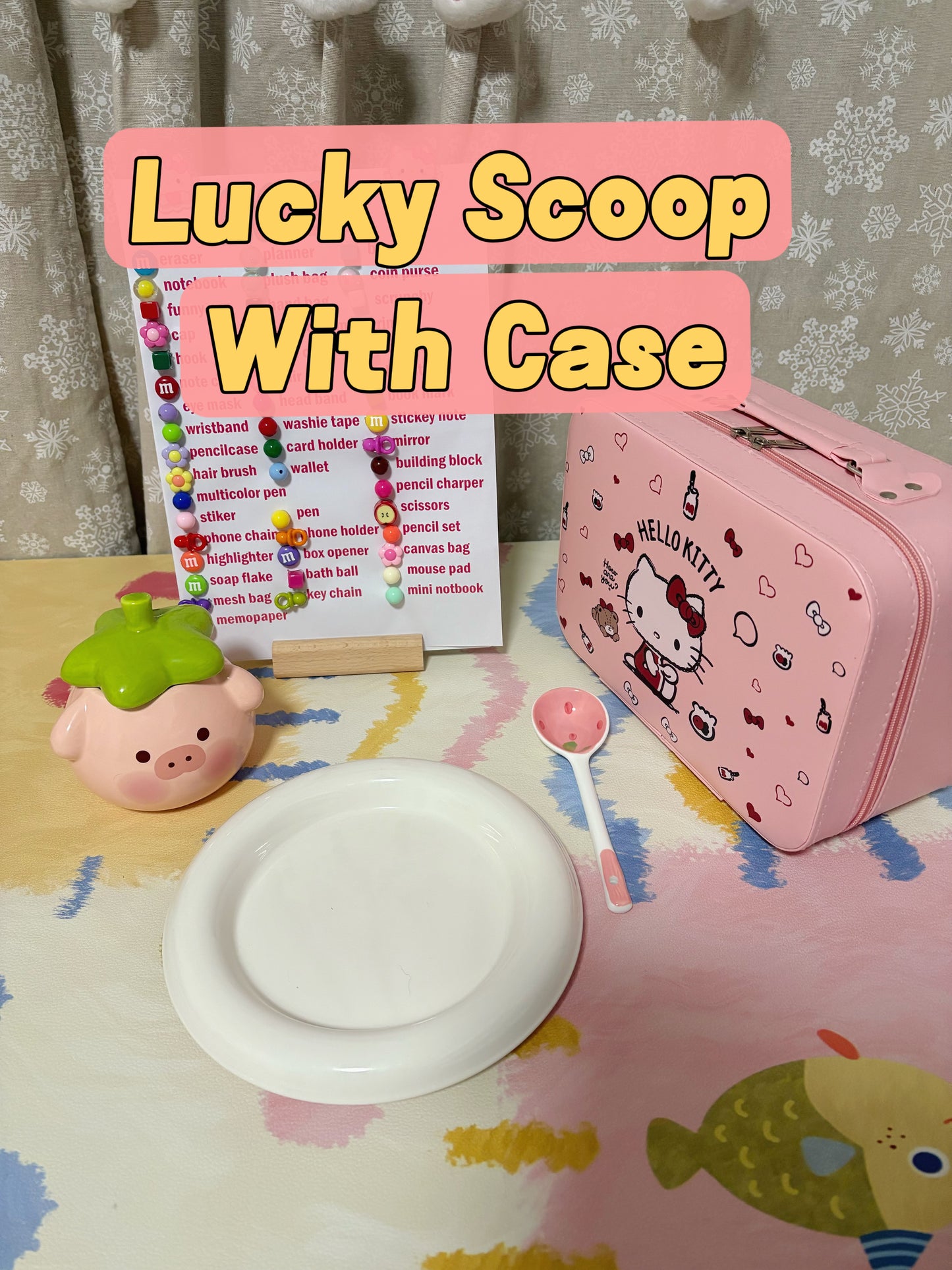 Luckey scoop with a case,one scoop